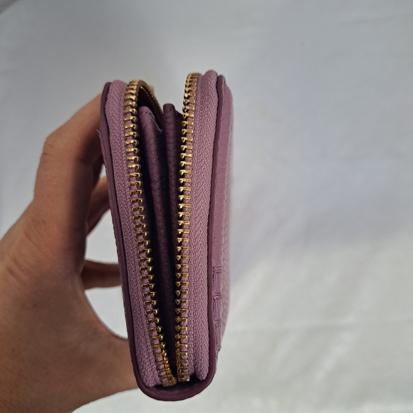 Kate Spade Pebbled Leather Wallet in Purple - Picture 5 of 13